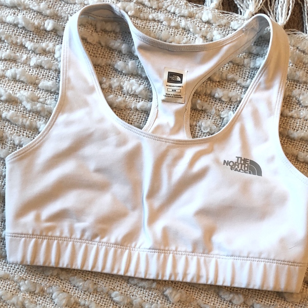 White sports bra